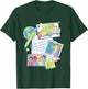 Kids The Magic School Bus Classroom Items Collage Retro Cartoon T-Shirt - T-Shirt | Forest