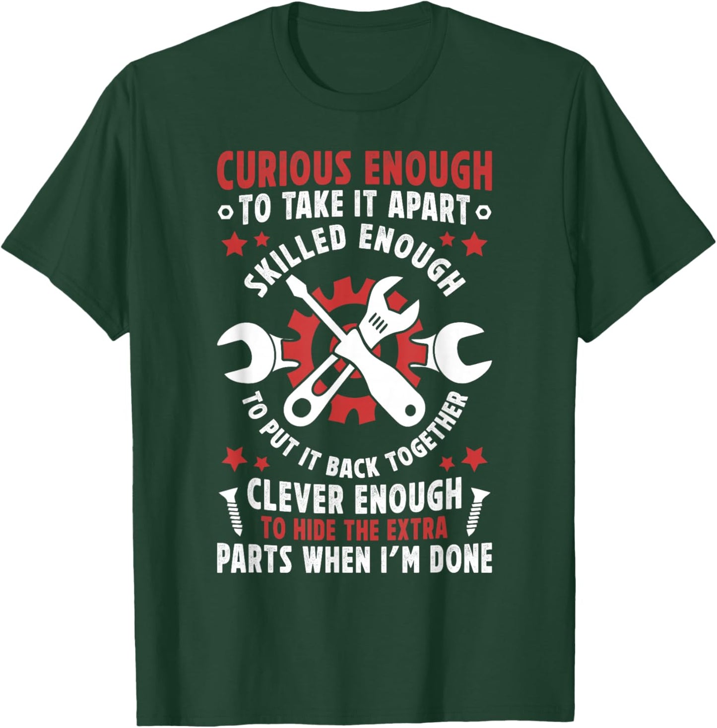 Skilled Maintenance Technician Maintenance Tech T-Shirt - T-Shirt | Forest