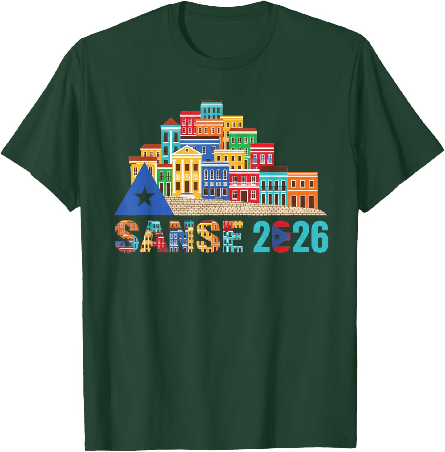Balcones De Cora Sanse 2026 Juan San Festival San Sebastian T-Shirt - T-Shirt | Forest