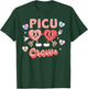 PICU Crew Candy Heart Valentine Pediatric ICU Nurse RN Women T-Shirt - T-Shirt | Forest