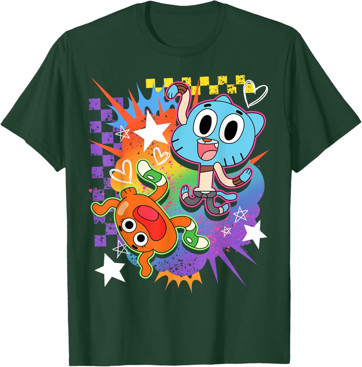 The Amazing World of Gumball Darwin and Gumball Watterson T-Shirt - T-Shirt | Forest