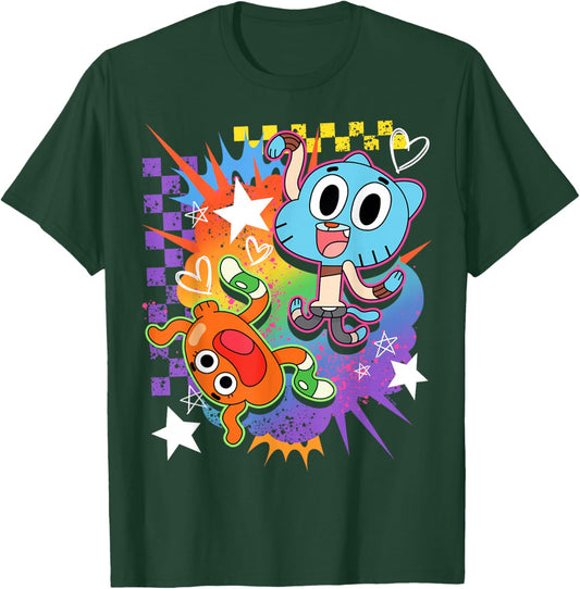 The Amazing World of Gumball Darwin and Gumball Watterson T-Shirt - T-Shirt | Forest