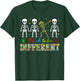 It's Ok to Be Different Skeleton Autism Awareness Kids Boys T-Shirt - T-Shirt | Forest