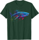 Whale Shark Colorful Watercolor T-Shirt - T-Shirt | Forest