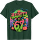 Haunted by 67 Haunted House Pumpkins & Bats Spooky Halloween T-Shirt - T-Shirt | Forest