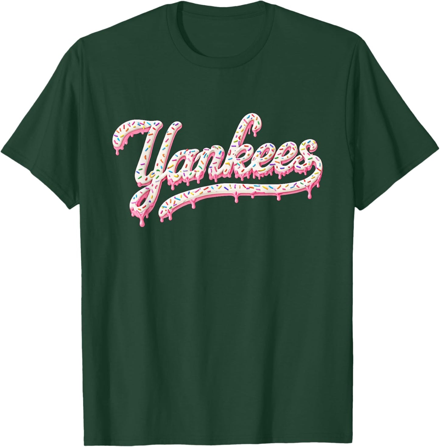 Yankees Ice Cream Drip Sport Lover Boys Kids T-Shirt - T-Shirt | Forest