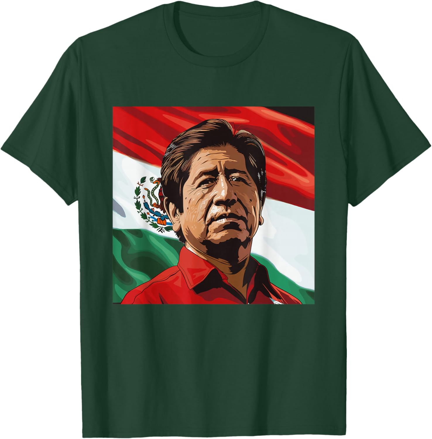 Cesar Chavez Hispanic Heritage Month Mexican Pride Latino T-Shirt - T-Shirt | Forest