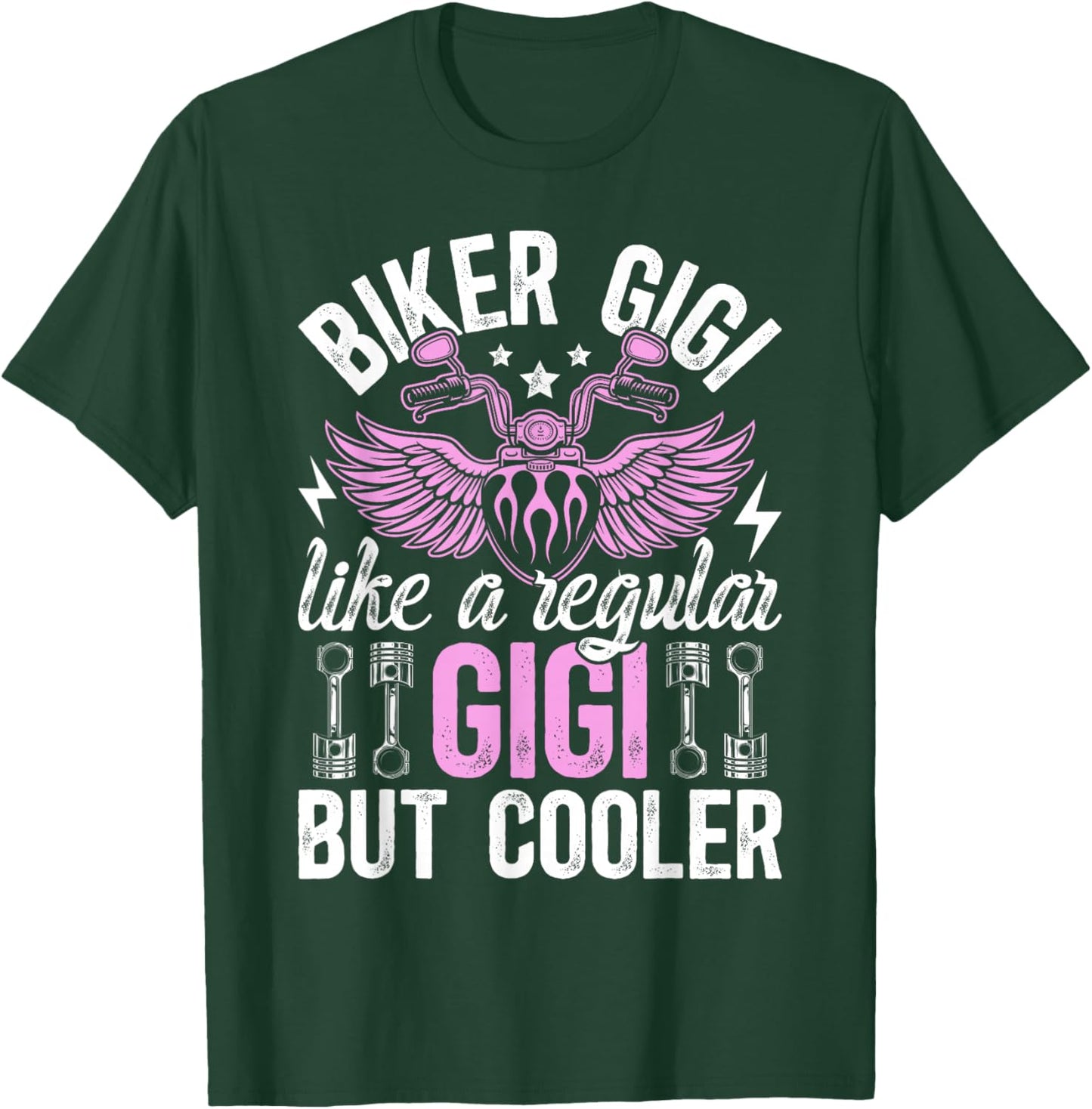 Biker Gigi Definition Motorcycle Rider Gigi T-Shirt - T-Shirt | Forest