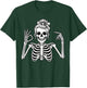 67 Meme Skeleton Hand 6 7 Halloween Six Seven Funny Teens T-Shirt - T-Shirt | Forest