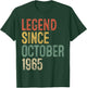 Legend October 1965 60th Birthday Men Women 60 Year Old T-Shirt - T-Shirt | Forest