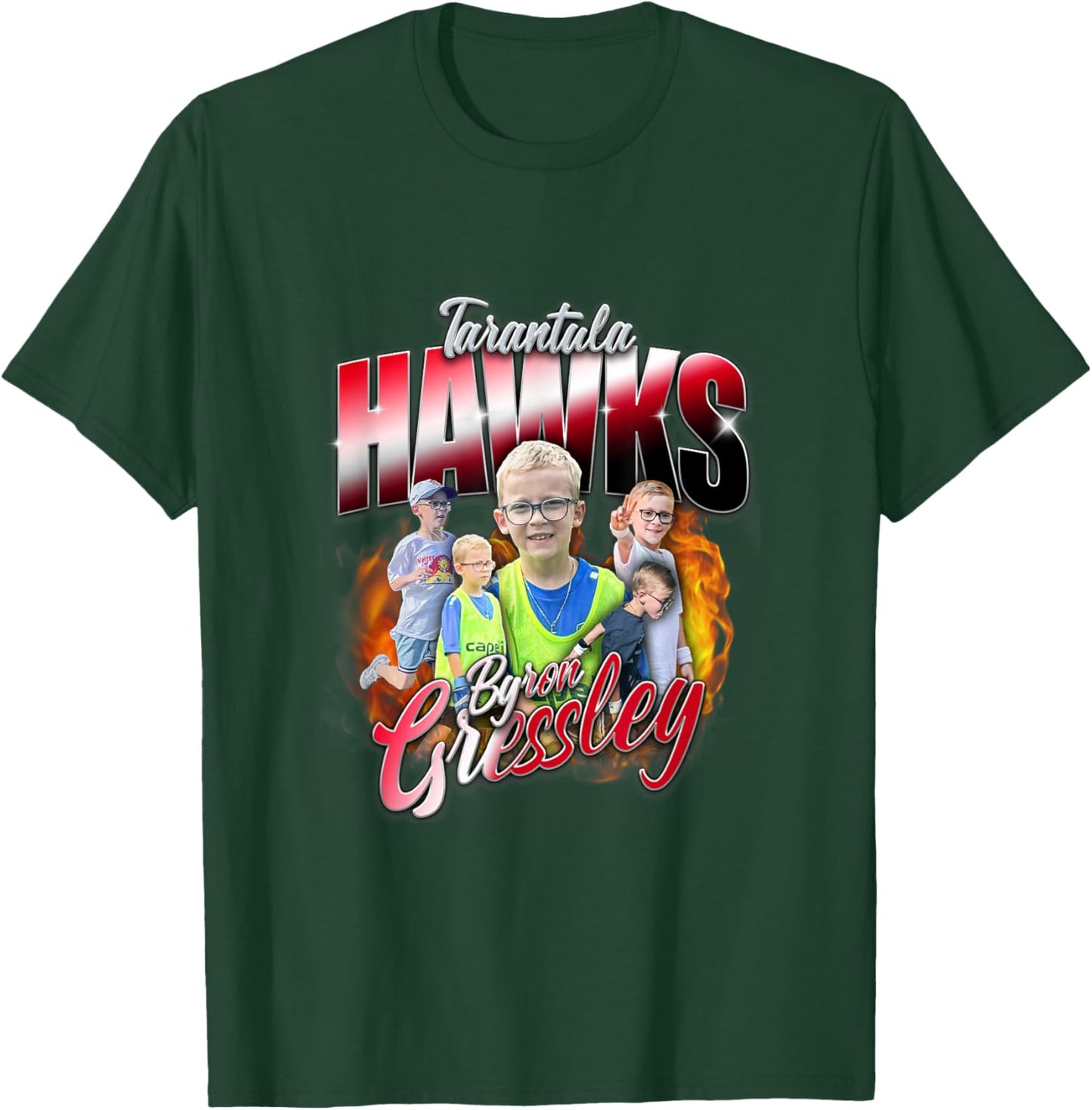 Byron Gressley x Tarantula Hawks | Official Player Collab T-Shirt - T-Shirt | Forest