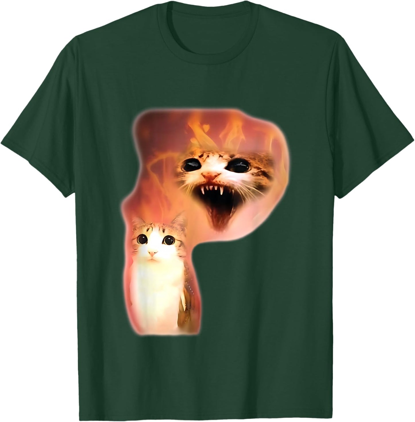 Funny meowl Meme, cat owl Meme brainrot gen Alpha Meme T-Shirt - T-Shirt | Forest