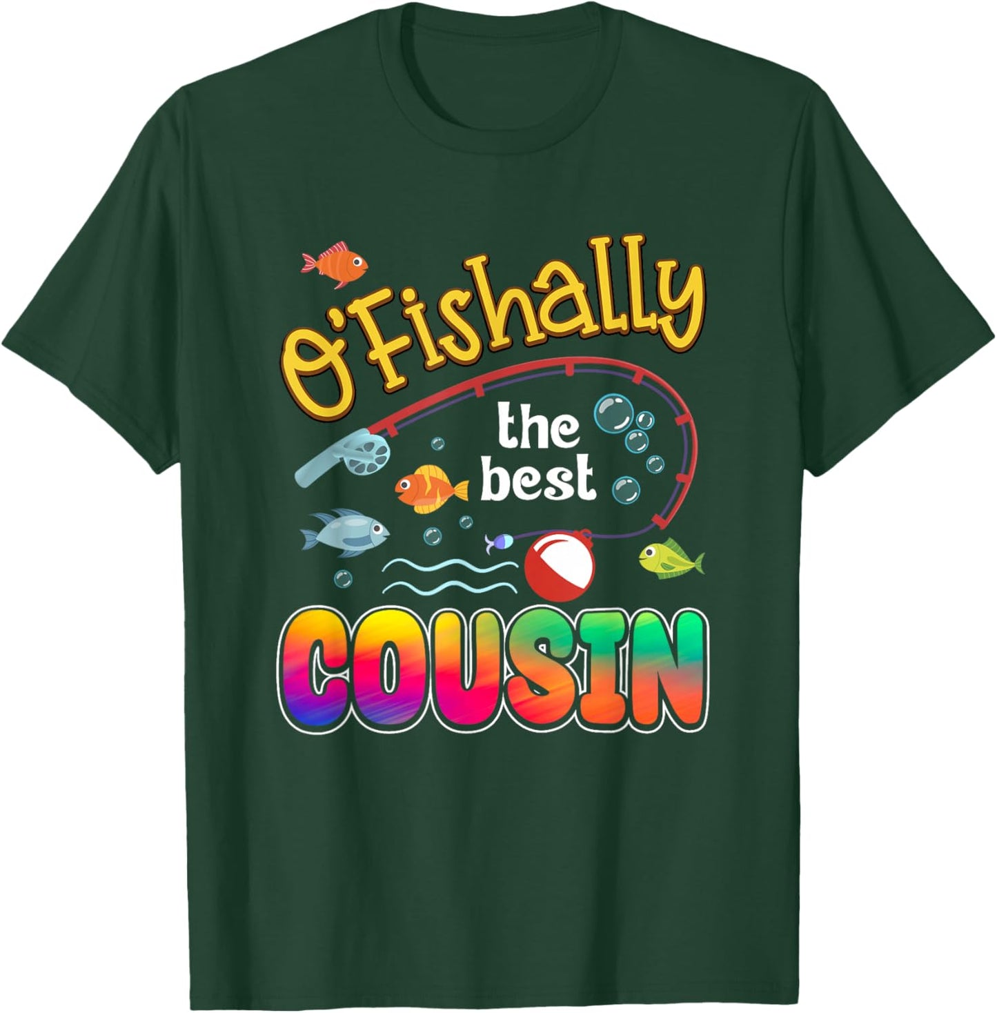 Ofishally The Best Cousin of The Birthday Boy T-Shirt - T-Shirt | Forest