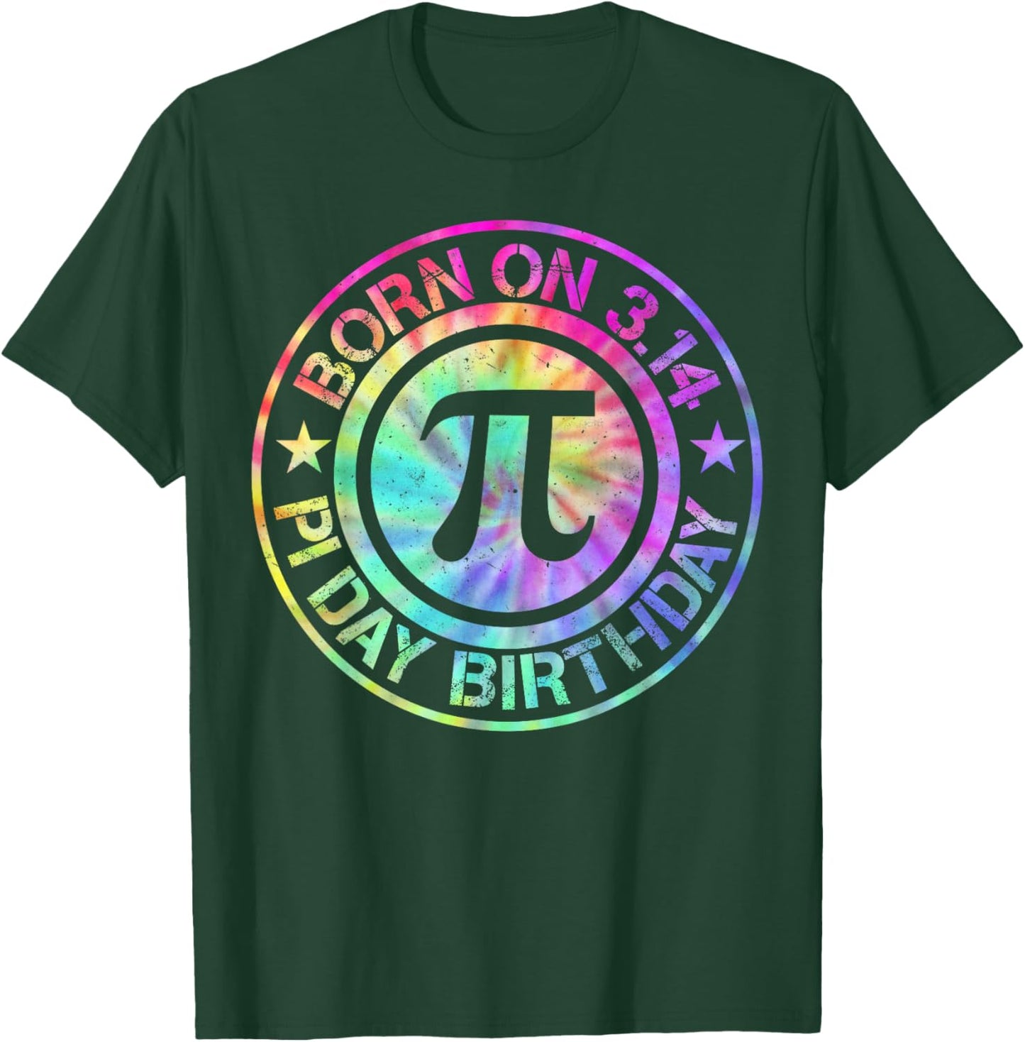 Born On 3.14 Pi Day Birthday Bday Math Men Women Kids T-Shirt - T-Shirt | Forest