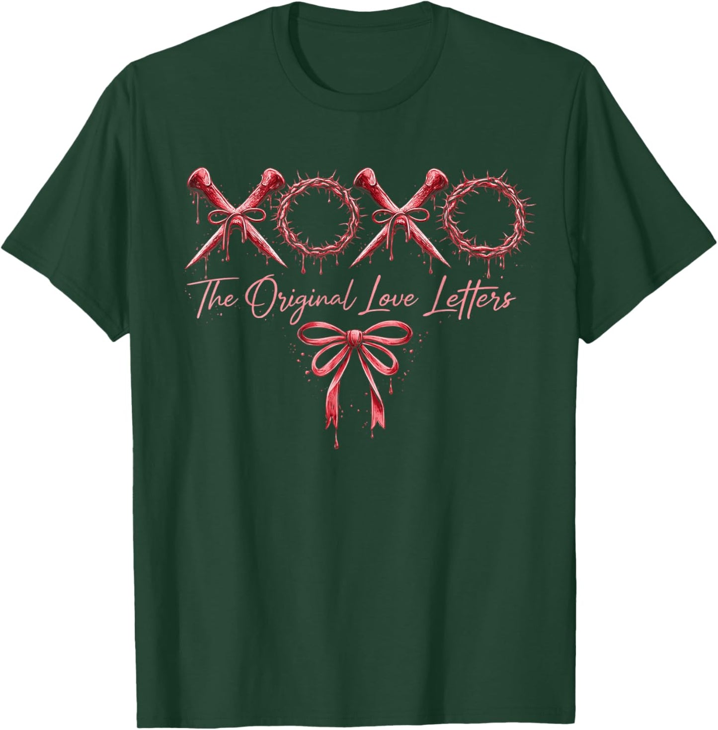 XOXO The Original Love Letters Christian Valentine’s Day T-Shirt - T-Shirt | Forest