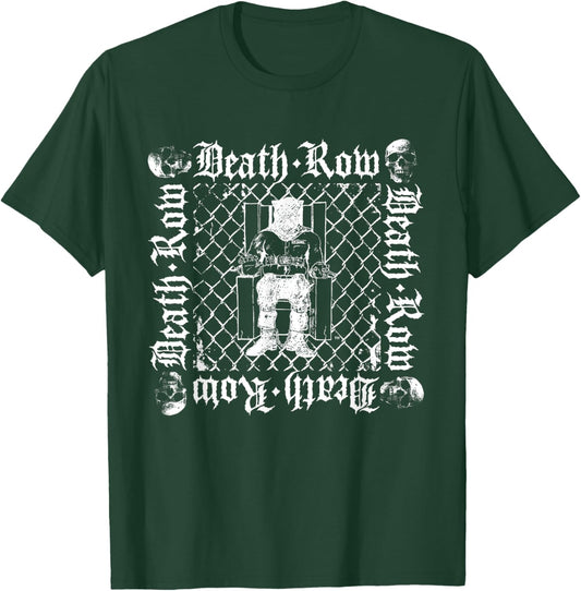 Official Death Row Records Chain Link Fence T-Shirt - T-Shirt | Forest
