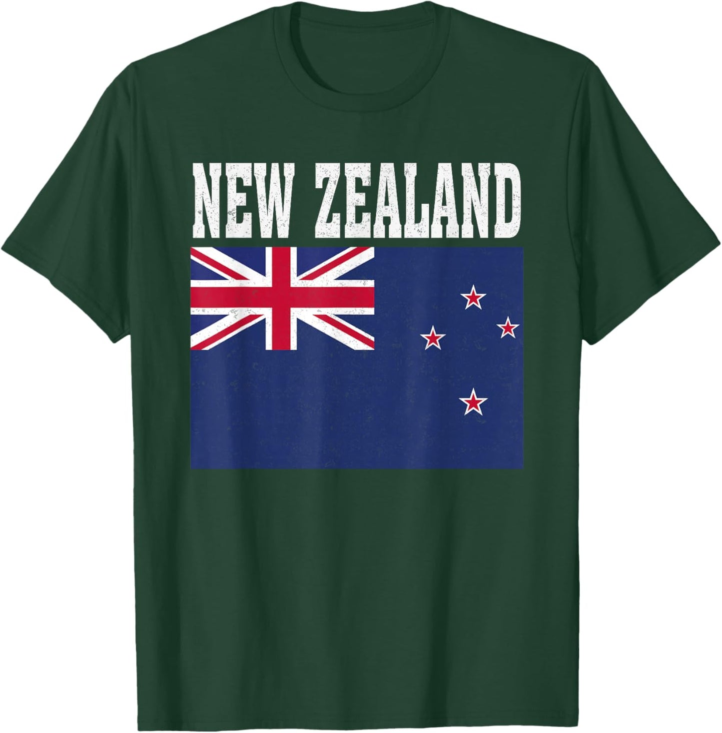NEW Zealand Flag Patriotic National Roots Souvenir T-Shirt - T-Shirt | Forest
