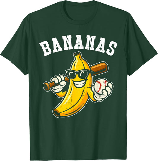 Banana Funny Men Women Kids Youth Boys Women Teen T-Shirt - T-Shirt | Forest