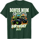 Bonus Mom of The Birthday Boy Monster Truck Birthday Kids T-Shirt - T-Shirt | Forest