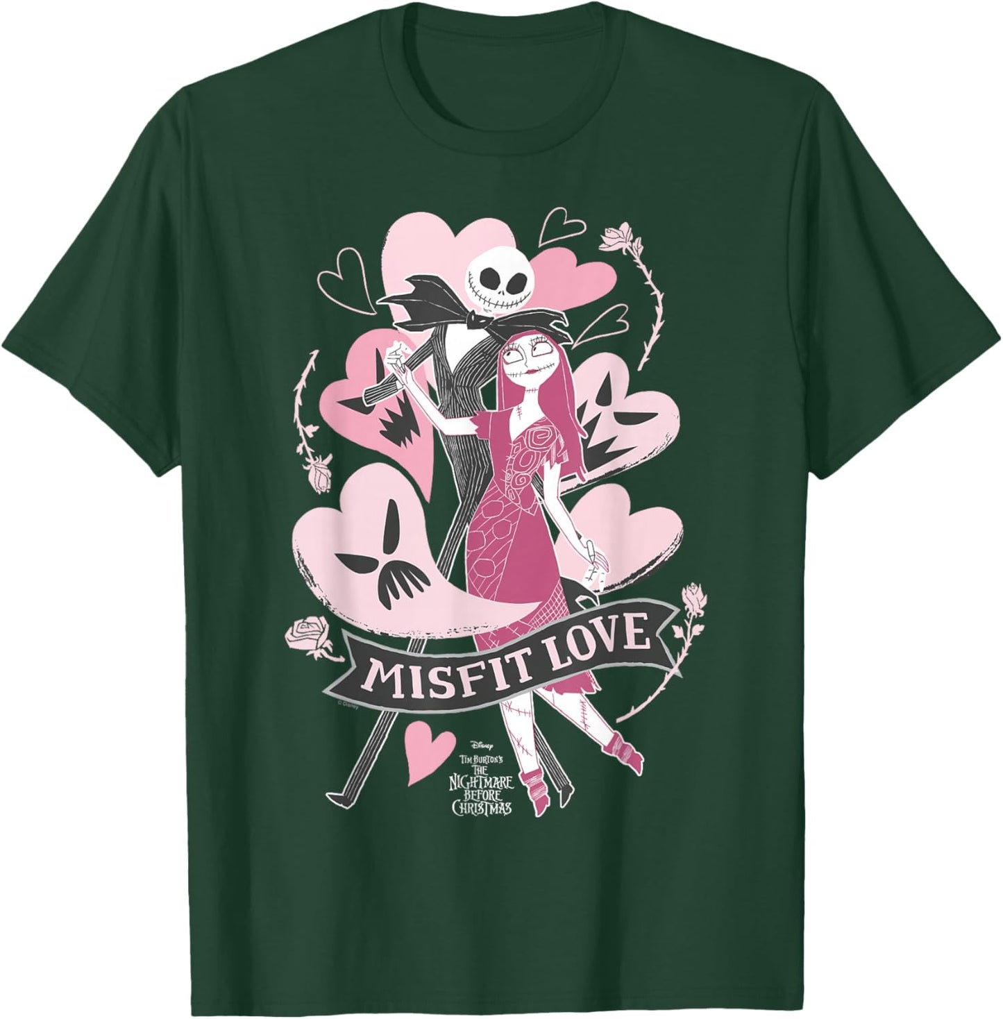 Nightmare Before Christmas - Misfit Love T-Shirt - T-Shirt | Forest