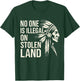 No One is Illegal On Stolen Land Native Americans Vintage T-Shirt - T-Shirt | Forest