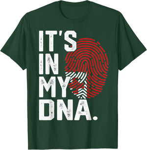 Tonga Roots Flag Fingerprint Graphic Patriotic T-Shirt - T-Shirt | Forest