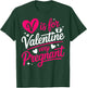 V is for Valentine Very Pregnant Maternity Humor Valentine's T-Shirt - T-Shirt | Forest