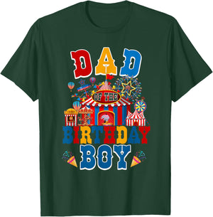 Dad of The Birthday for Boy Circus Carnival Theme Party T-Shirt - T-Shirt | Forest