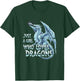 Just a Girl Who Loves Dragons, Cool Dragon Lovers T-Shirt - T-Shirt | Forest