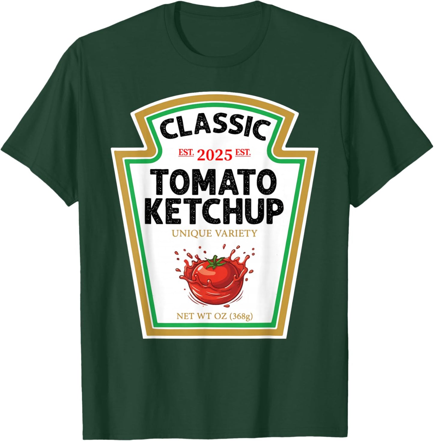 Red Ketchup DIY Halloween Costume Matching Group Ketchup T-Shirt - T-Shirt | Forest