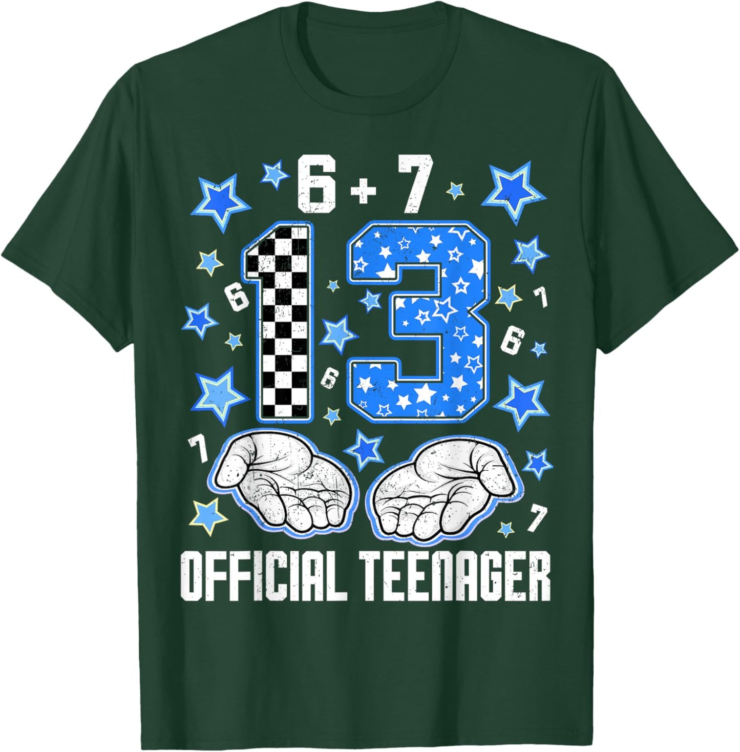 13 Official Teenager Coquette Birthday Women Teen Girl Kid T-Shirt - T-Shirt | Forest