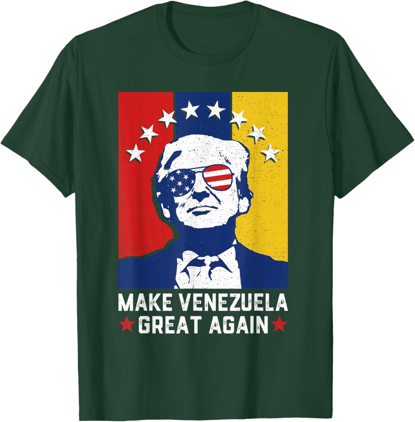 Make Venezuela Great Again 2026 Funny Trump Meme T-Shirt - T-Shirt | Forest