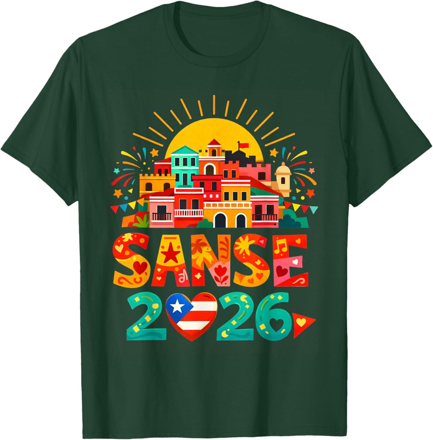 Balcones De Cora Sanse 2026 Juan San Festival San Sebastian T-Shirt - T-Shirt | Forest