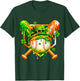 Kids St Patricks Day Baseball Drip Ice Cream Boys Shamrock T-Shirt - T-Shirt | Forest