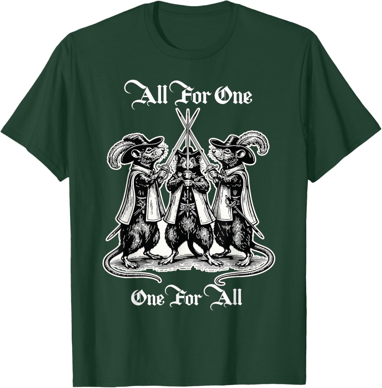 The Three Musketeers as Rats T-Shirt - T-Shirt | Forest