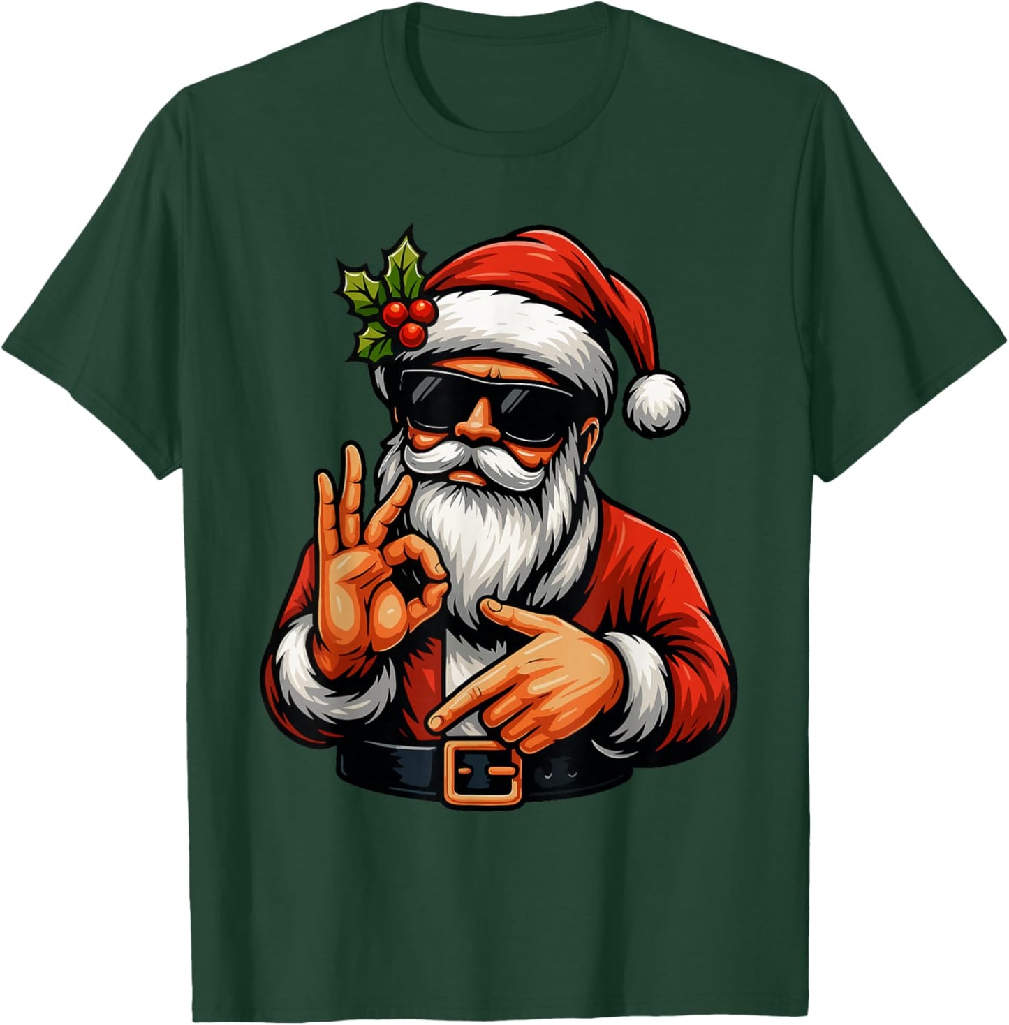 Funny Six Seven 6 7 Meme Santa Christmas Shirt Men Boys Teen T-Shirt - T-Shirt | Forest