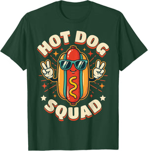 Hotdog Squad T-Shirt - T-Shirt | Forest