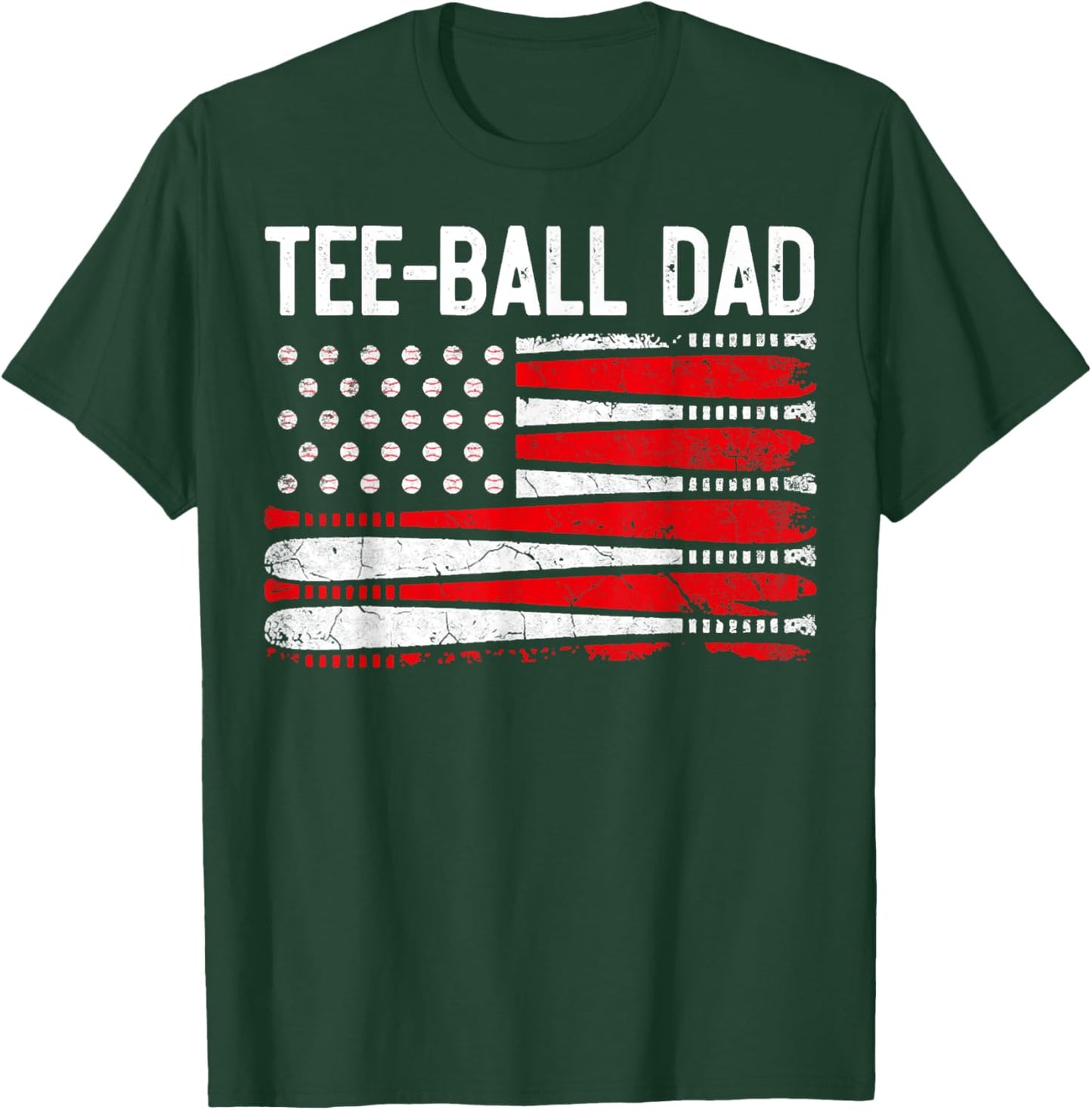 Ball Dad, Baseball Dad, Daddy for Father's Day, Dad Life T-Shirt - T-Shirt | Forest