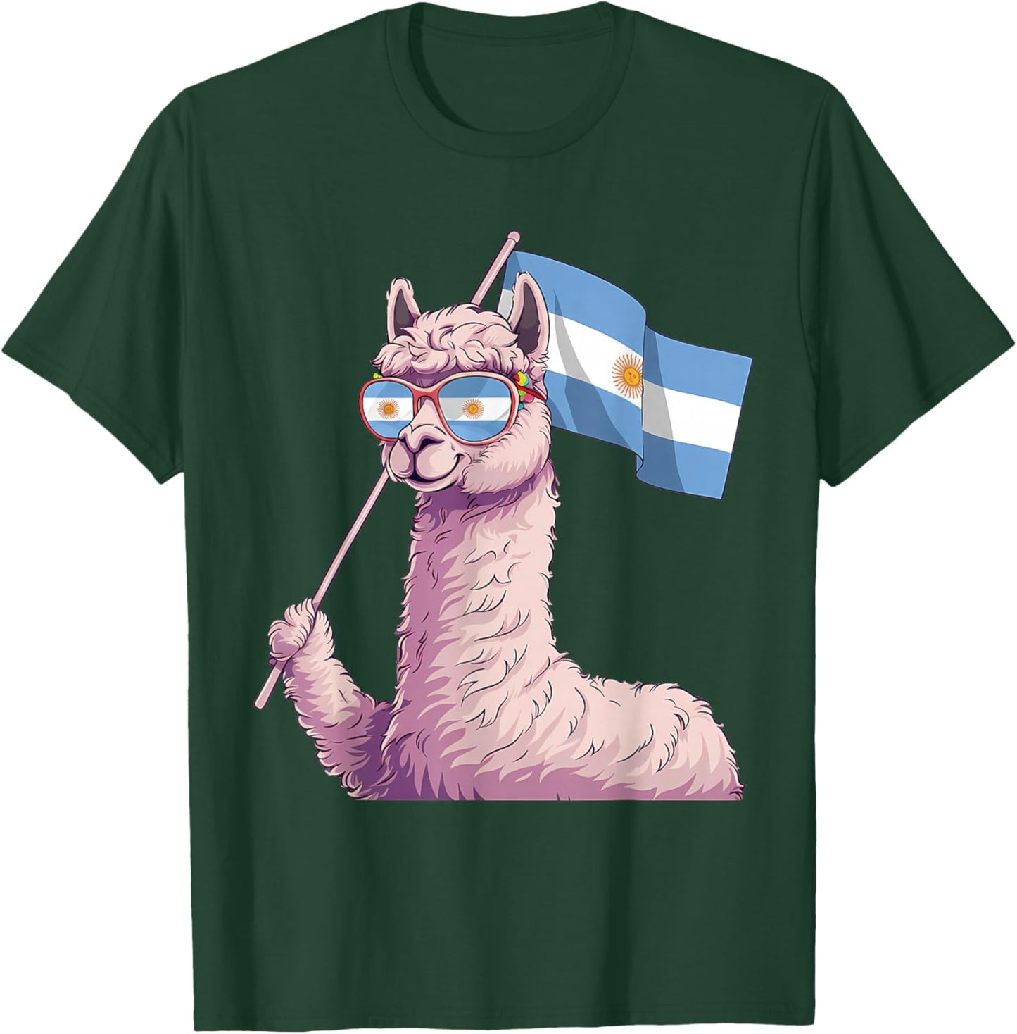 Argentina Pride Argentinian Flag T-Shirt - T-Shirt | Forest