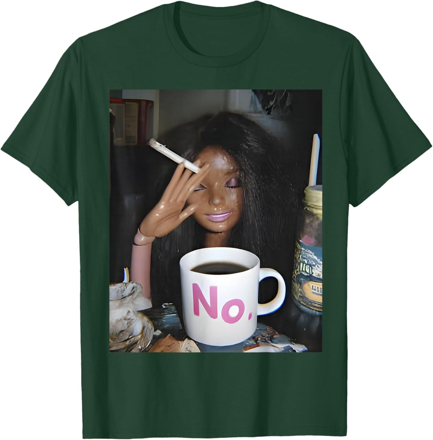 Distressed Doll Face Meme T-Shirt - T-Shirt | Forest