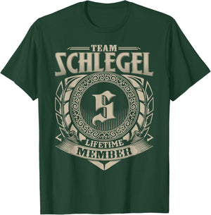 Team SCHLEGEL Lifetime Member SCHLEGEL Family Name Vintage T-Shirt - T-Shirt | Forest