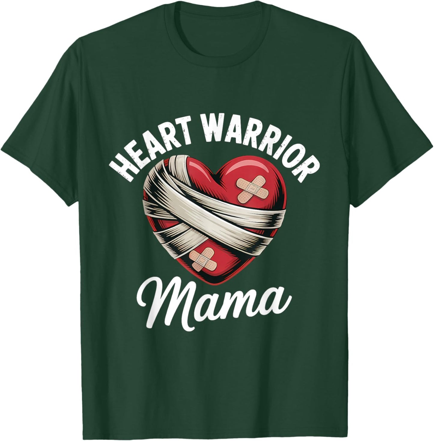 Heart Warrior Mama T-Shirt - T-Shirt | Forest