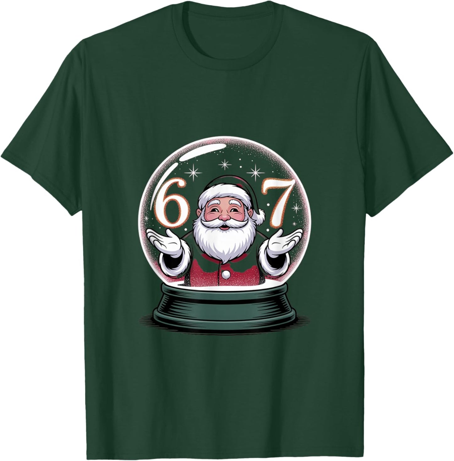 Christmas 67 Funny Xmas Six Seven Ugly Sweater 6-7 T-Shirt - T-Shirt | Forest