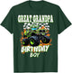 Great Grandpa of The Birthday Boy Monster Truck Birthday Kid T-Shirt - T-Shirt | Forest