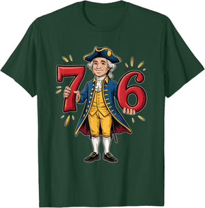67 Funny George Washington Meme Six Seven Gen Alpha Slang T-Shirt - T-Shirt | Forest