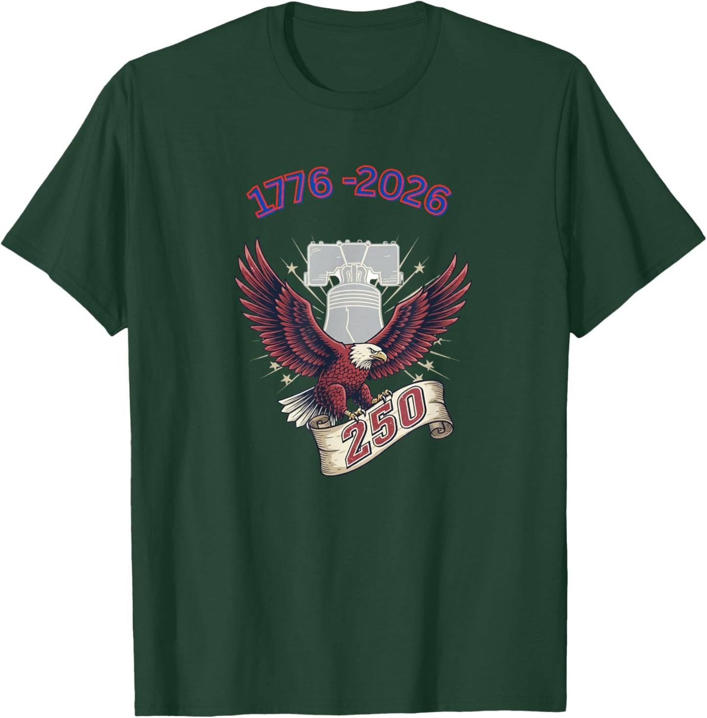 America 250 T-Shirt - T-Shirt | Forest