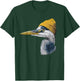 Great Blue Heron Birding Yellow Beanie T-Shirt - T-Shirt | Forest