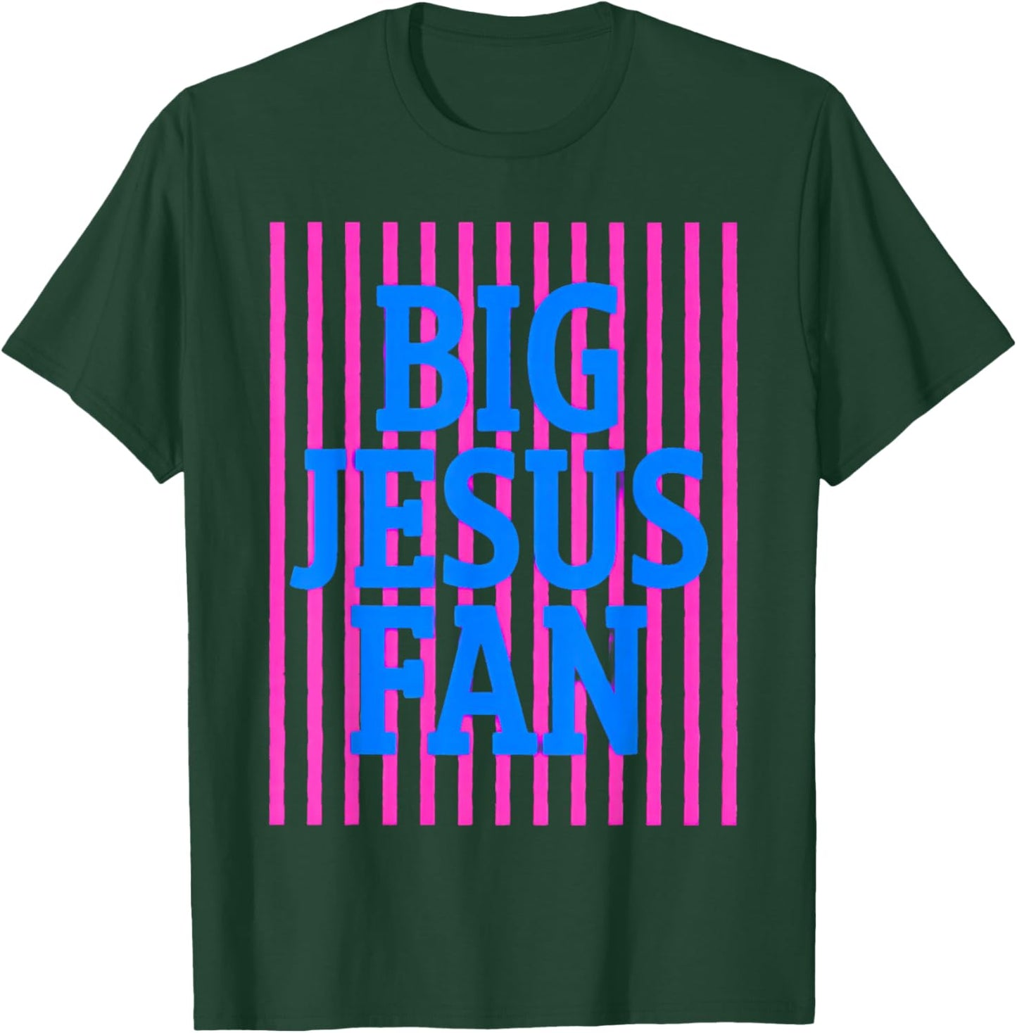 Big Jesus Fan T-Shirt - T-Shirt | Forest