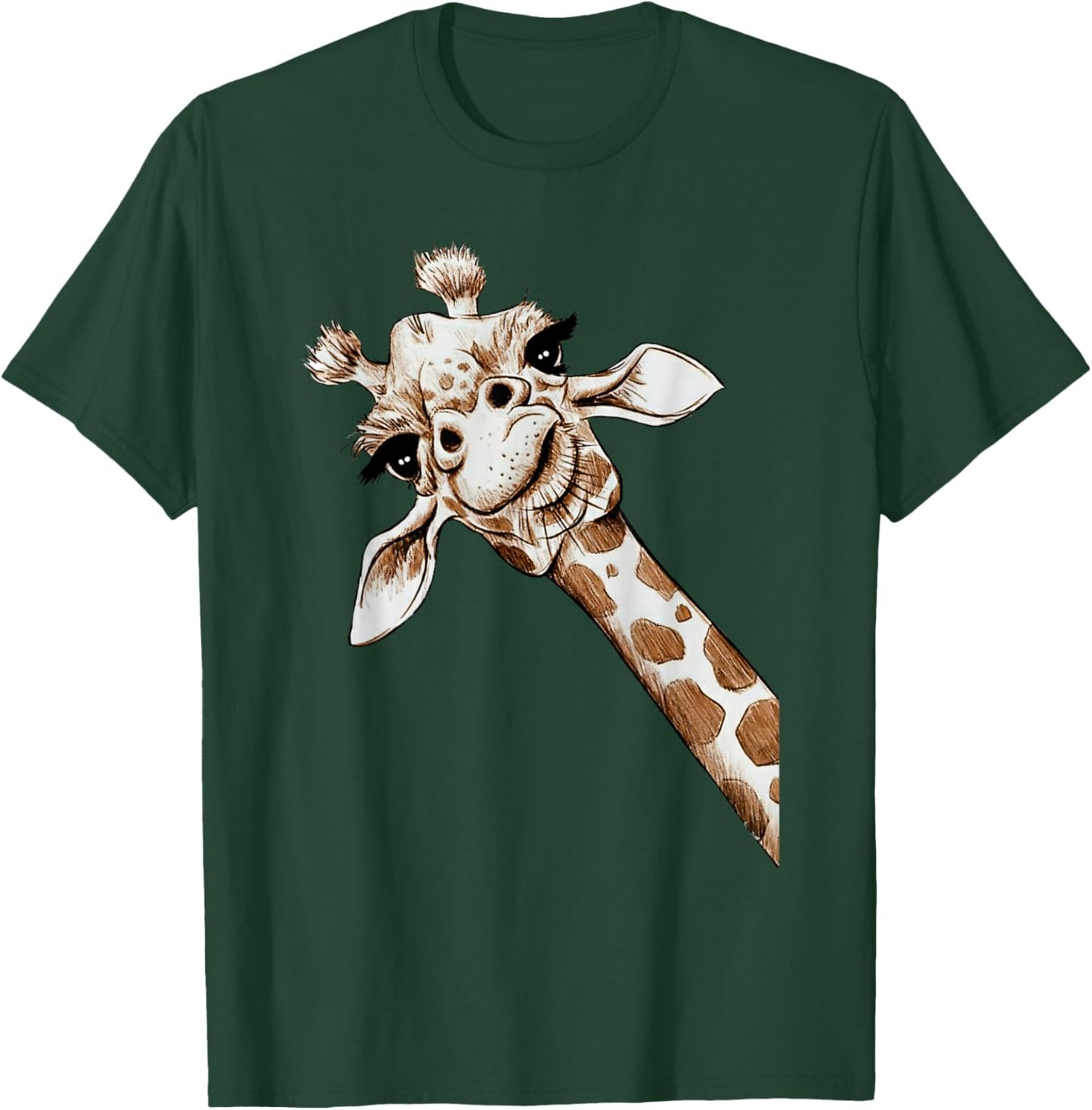 Love Giraffes Cute Giraffe Lovers Men Women Kids Costume T-Shirt - T-Shirt | Forest