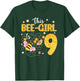 This Bee-Day Girl is 9 Year Old Birthday Bee Theme Party T-Shirt - T-Shirt | Forest
